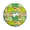 thumbnail image 2 of Bingfone Cartoon Frog Spare Tire Cover Weatherproof Universal Wheel Protectors For Rv Camper Travel Trailer Suv Truck 17 Inch, 2 of 9