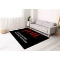 thumbnail image 4 of Time Definition Rugs, Time Rugs, Black and Red Rugs, Motivation Rug, Personalized Rug, Printed Rug, Hallway Rug, Gift Rug, Salon Rug, 2.6'x4' - 80x120 cm, 4 of 8