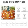 thumbnail image 5 of JEUXUS  Fall Pillow Covers for Fall Decor Happy Fall Pumpkin Throw Pillow Covers Decorative Throw Pillows Farmhouse Thanksgiving Decorations Autumn Cushion Case for Couch, 5 of 5