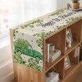 thumbnail image 6 of Table Runners 120 Inches Long Dress Scarves, St. Patrick's Day Farmhouse Coffee/Dining/Kitchen Table Runner for Living Room, Green Shamrocks Truck Plants Retro Beige 13x120 Inch, 6 of 9