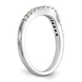 thumbnail image 6 of Solid 14K White Gold Diamond Wedding Band Ring Size 7.5 (.331 cttw.), 6 of 8