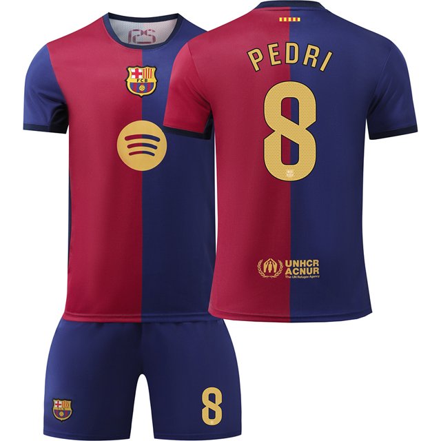 2425 Barcelona home jersey football uniform set