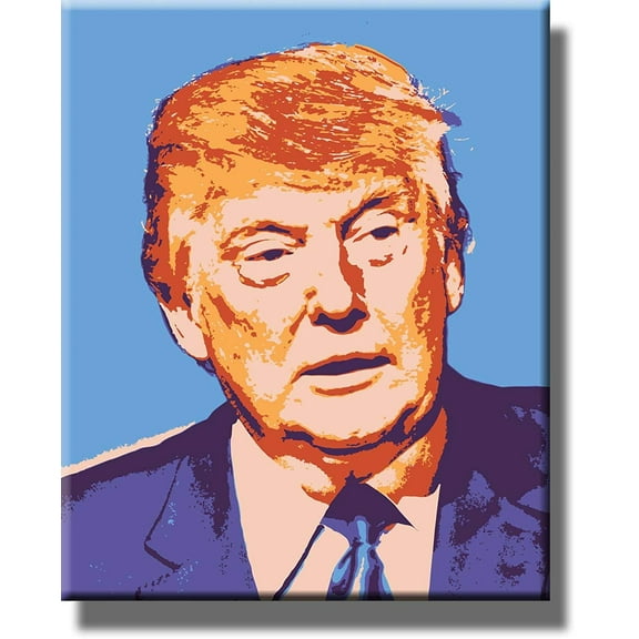 Donald Trump Portrait Picture on Stretched Canvas Wall Art D?cor, Ready to Hang!