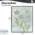 thumbnail image 4 of Stupell Industries Contemporary Blue Petals Contour Black Framed Giclee Art, 11 x 14, by Kim Allen, 4 of 8