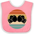 thumbnail image 3 of Inktastic Kickboxing Boxing Gloves Boys or Girls Baby Bib, 3 of 4
