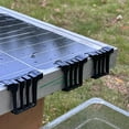Pv Solar Panel Water Guide Clips for Enhanced Power Multi Channel Quick