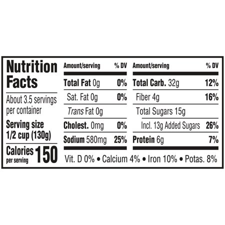 BUSH’S BARBECUE BAKED BEANS, PLANT-BASED PROTEIN, CANNED BBQ BEANS, 16 OZ