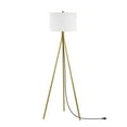 thumbnail image 4 of SAFAVIEH Galilea 61 in. Glam Gold Painting Metal Floor Lamp with 100% White Cotton Shade, 4 of 6