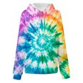 thumbnail image 6 of NuoCaiYun Ladies Hoodies, Women'S Fall Winter Tie-Dye Print Hooded Sweatshirt Long Tops Long Sleeve with Pocket, 6 of 6