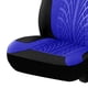thumbnail image 2 of Juego Fundas Asiento Coche Con Mariposa Piel Sintética para 1 Asiento Cubo (azul), 2 of 9