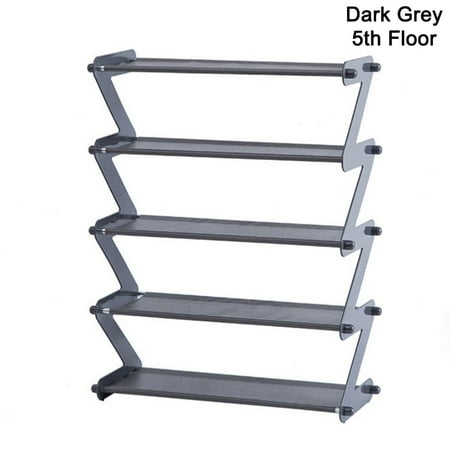 

Stackable Shoe Organizer 4/5 Tier Multi-Layer Shoe Storage Organizer for Shoes and Daily Supplies in