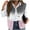 Pink, variant on TKLPEHG Women's Plus Size Gradient Waistcoat Fall Winter Warm Fleece Flannel Coats Button Sleeveless Outerwear Jacket with Pockets (Green,XXL)