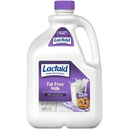 Lactaid 100% Lactose Free Fat Free Milk, 96 oz