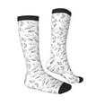 thumbnail image 4 of Lsque Sea Turtle Printed Crew Socks Men's Women's LightWeight Thin Casual Calf Socks ,Knee High Socks,Cotton Socks, 4 of 9