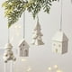 thumbnail image 1 of Mini casa de nieve de cerámica nórdica para Navidad, colgante para casa de Navidad, regalo de Navidad, pequeños adornos de regalo, 1 of 5