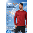 thumbnail image 3 of TELALEO 4 Pack Men's Long Sleeve UPF 50+ Sun Protection Shirts Moisture Wicking Quick Dry SPF UV T-Shirts for Workout Running Fishing Hiking Outdoor, Size XL, 3 of 7