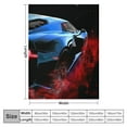 thumbnail image 4 of Qinduosi Fleece Throw Blanket for Bed Sofa Couch Boys Men Speed Sports Car Blanket Decorative Extreme Sports Theme Plush Blanket Twin, 4 of 6