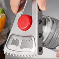 thumbnail image 5 of Abridor de latas fácil Abridor de latas multifunción práctico, una necesidad en la cocina, abierto con un giro, a gran escala, Plata, 5 of 5