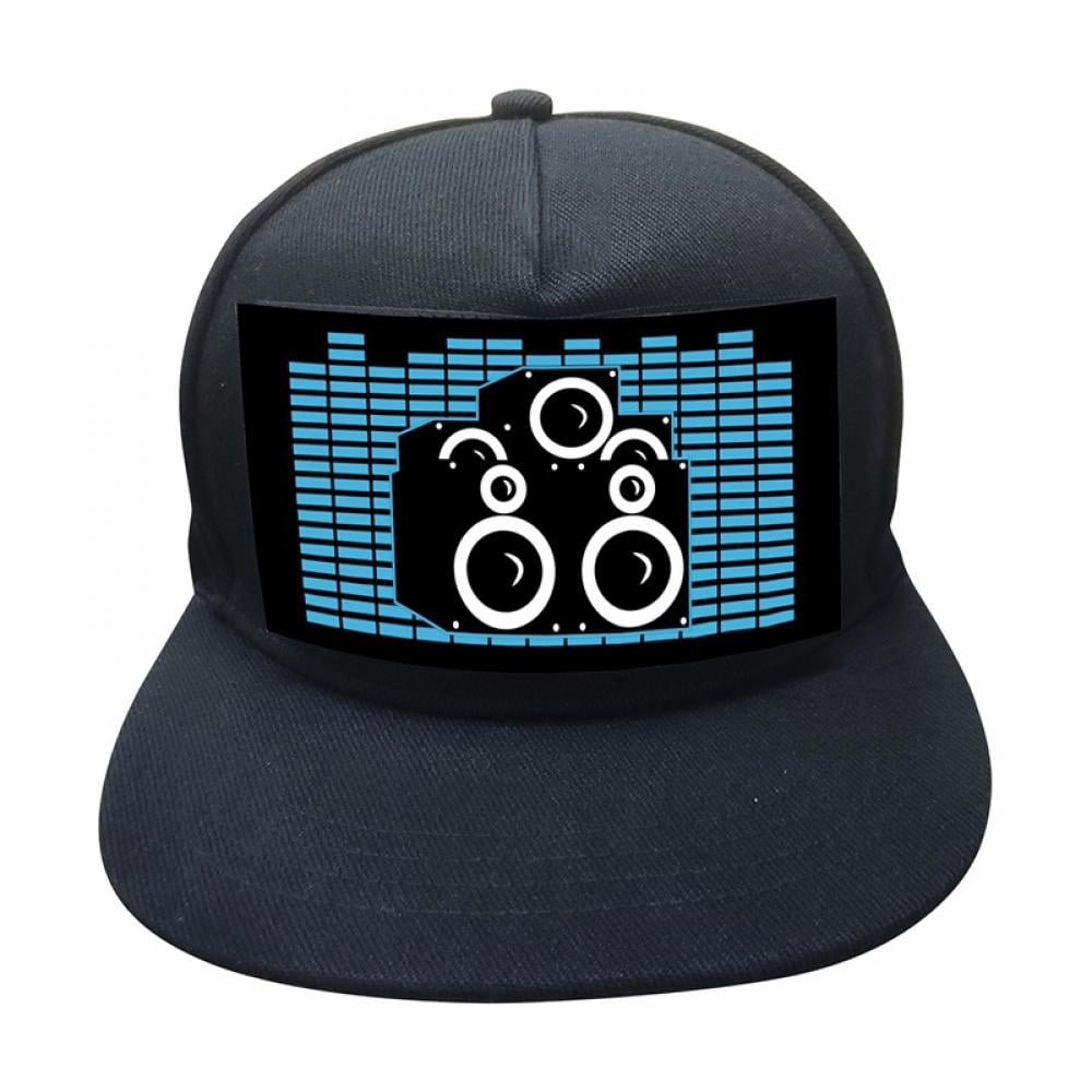 Light Up Sound Activated Baseball Cap 
