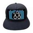 thumbnail image 2 of Prettyui Light Up Sound Baseball Cap Activated DJ LED Flashing Hat With Detachable Screen, 2 of 2