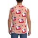 thumbnail image 4 of Balery Bunny And Strawberry Camisetas sin mangas para hombre, absorbe la humedad y protege contra el mal olor.-Large, 4 of 7