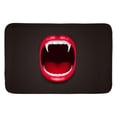 thumbnail image 1 of veasfak Halloween Doormat Carpet Mat Soft Decorations Halloween Decor Area Rug Absorbent Black Mouth, 1 of 7