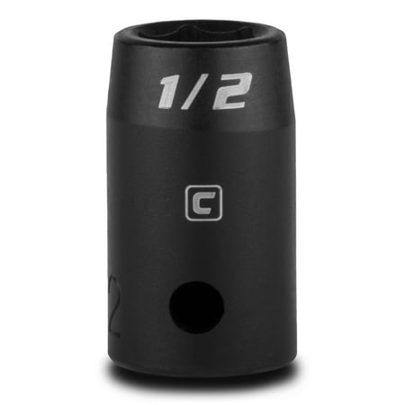 UPC: 0886352550536 | Capri Tools 1/2-Inch Shallow Impact Socket  1/2-Inch Drive  6-Point  SAE
