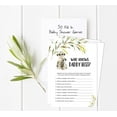 thumbnail image 2 of Inkdotpot Meerkat Baby Gender Neutral 50 PackWho Knows Daddy BestBaby Shower GameCards FunActivity Cards, 2 of 5
