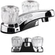 thumbnail image 1 of Grifo para lavabo de baño RV Dura Faucet DF-PL700A-CP, 2 manijas, 1 of 8