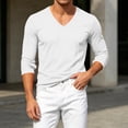 thumbnail image 2 of fatyb Men's Mesh Long Sleeve T Shirts V Neck Breathable Workout Tee Mens Athletic Running Training Tops, 2 of 7