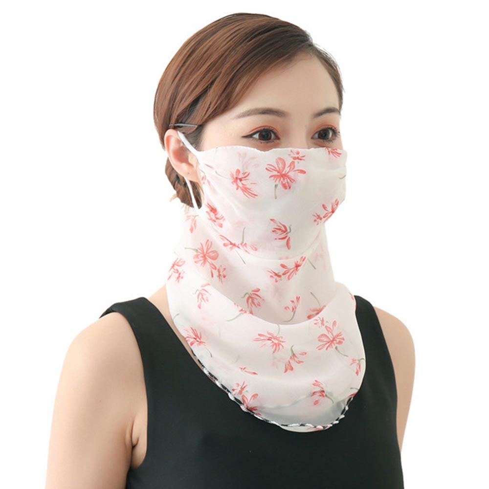 Face Shawl Cover Scarf Sun UV Protection Veil 1//5pcs Dust-proof Outdoor
