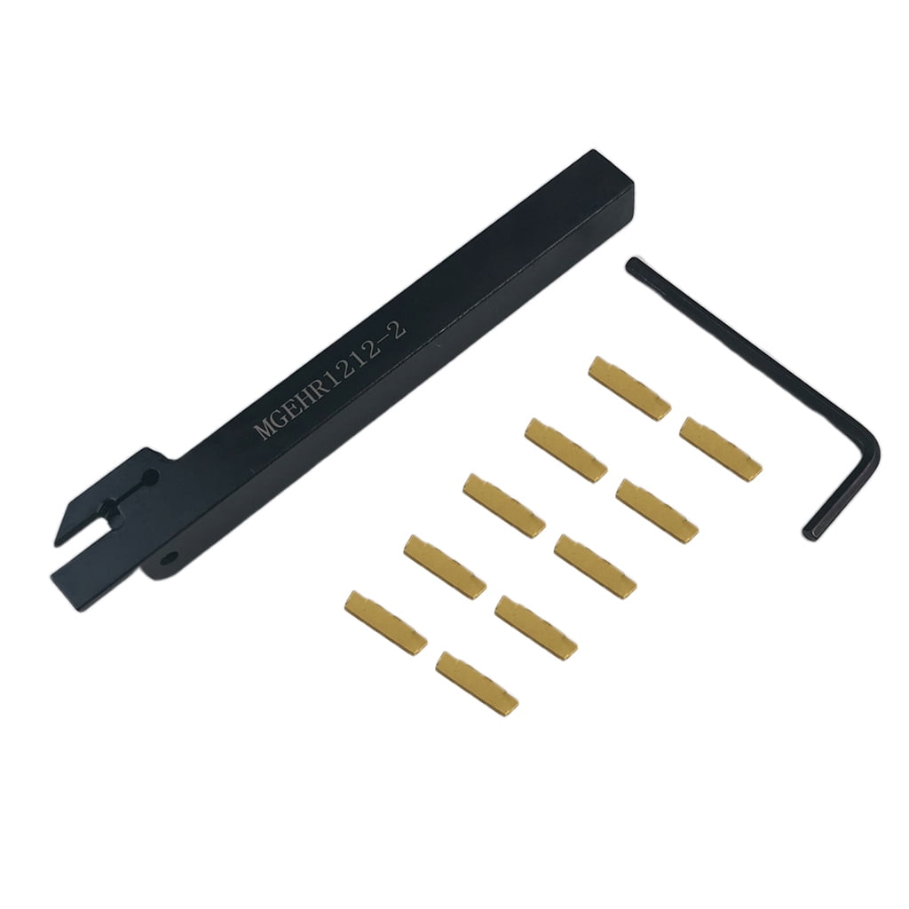 MGEHR1212-2 Piercing Holder + 4x MGMN200 Inserts – Cut-Off Tool For Steel, 12x12x100mm, Indexable