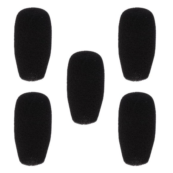 5PCS MIC Sponge Covers Wind Muff para conferencia Micrófono de Parte # 1 48x12mm Yuyangstore Micrófono Wind Muff