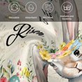 thumbnail image 6 of Easter Cloth Napkins, Spring Watercolor Vintage Bunny Eggs Flower Washable and Reusable Dinner Napkins Set of 8, Table Napkin for Kitchen Party Birthday Wedding Hotel Housewarming 20"x20", 6 of 9