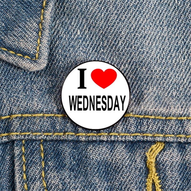 Cross-border Hot Sale- In Europe And America Wednesday Wednesday Adams's Brooch Cartoon Badge