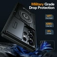 thumbnail image 2 of ANTSHARE for Samsung Galaxy S25 Ultra Case, Built in Rotatable Kickstand Ring & 1*Tempered Glass Screen Protector, Military ShockProof Protective Case for Samsung Galaxy S25 Ultra, 2 of 7