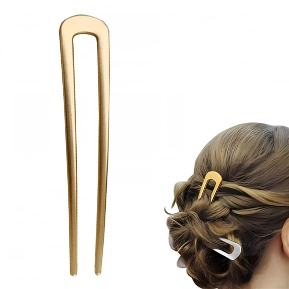 VANIDO Barrettes French Hair Pins 5.5 Inch U Shaped Large French Hair Pins Hair Pins For Women Girls Hair Fork French Hair Pin Hair Sticks For Buns And Thick Long Hair