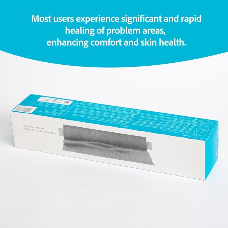 silver fabric wound dressing Coloplast Interdry Ag Textile With Antimicrobial Silver Complex, 10 X 36"1 Each