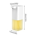 thumbnail image 2 of 1pc Automatic Soap Dispenser Infrared Sensor Foaming Hand Sanitizer with Tablet Usb Rechargeable Automatic Hand Sanitizer Yellow, 2 of 6