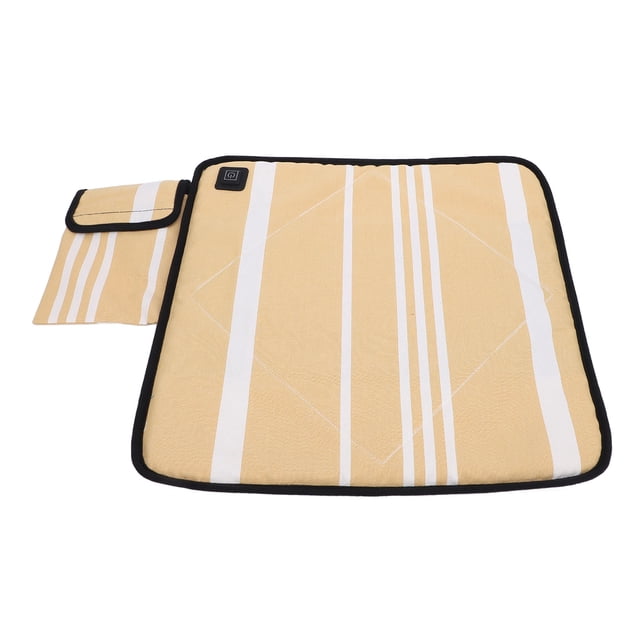 Coussin Chauffant, Coussin Chauffant Réglable USB pour Activités Extérieures, Camping, Pêche, Chaise de Bureau, Matériau en Toile