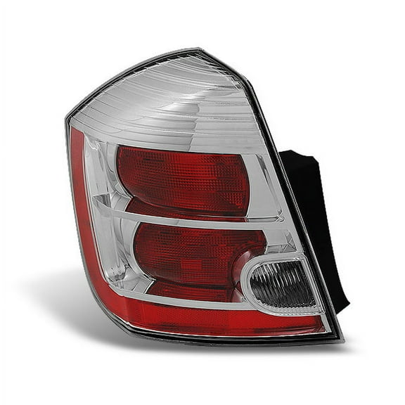 AKKON - For Nissan Sentra 2.0L Base | S | SL | SR Model Chrome Tail Light Brake Lamp Driver Left Replacement