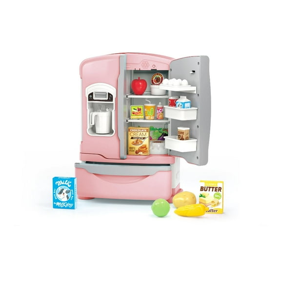 Juguete Cocina Refrigerador Simulación Niños con Luz Sonido rosa Grande
