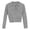 Grey, variant on Girls Ballet Dance Wrap Sweater Kids V Neck Pullover Knit Long Sleeve Crop Top No-Tie Warm Knitted Cardigan Cover Up for Dance Class Daily Wear(Grey,3-5 Years)