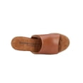 thumbnail image 3 of Walking Cradles Adele Women Wedge Slide Sandal In Luggage Nappa Leather, 3 of 6