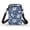Blue-Floral-Bag, variant on HELLHERO Cow Bunny Spring Crossbody Small Crossbody Bags, Polyester with Zipper Closed for Women