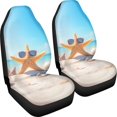 thumbnail image 3 of XYZCANDO Starfish Car Seat Covers for Woman Easy to Install Car Front Seat Covers Elastic Easy Install, for SUV Sedan Truck, 3 of 10