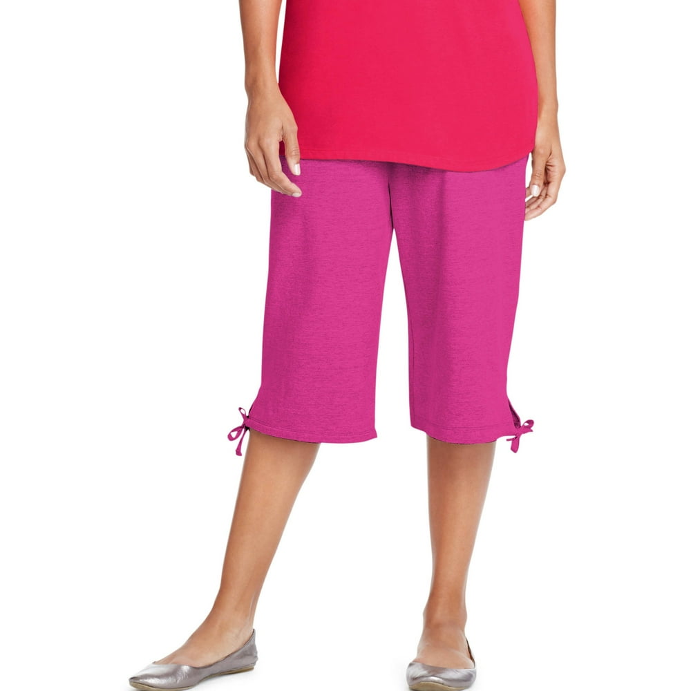 Just My Size - by Hanes Women's Plus-Size French Terry Capri - Walmart ...