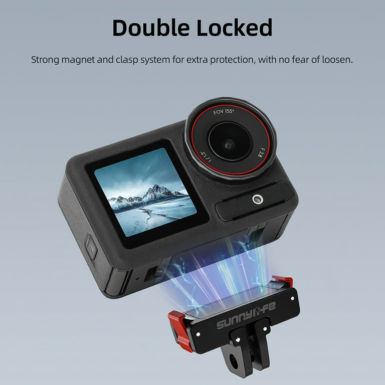 Osmo Action 5 Adaptateur Magnétique DJI Pro - Fixation Rapide Et