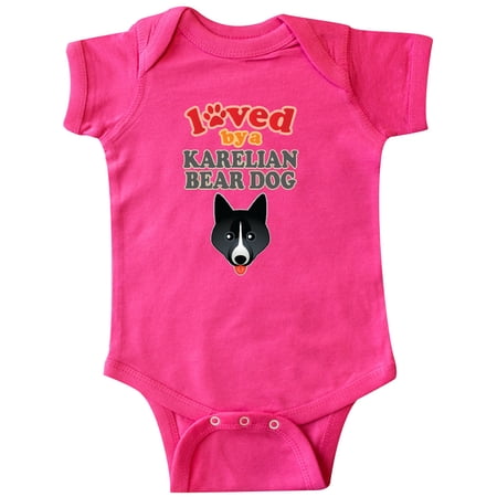 

Inktastic Karelian Bear Dog Lover Gift Baby Boy or Baby Girl Bodysuit
