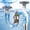 A, variant on Floor Drain Blocker | Universal Stainless Steel Bathroom Sewer Stopper | 7.2x5cm Plug | 1-Pack